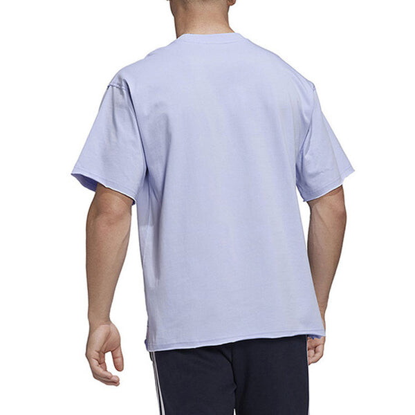 Футболка adidas originals x Disney Crossover Solid Color Stitch Cartoon Pattern Printing Short Sleeve Lavender T-Shirt, мультиколор — фото 3