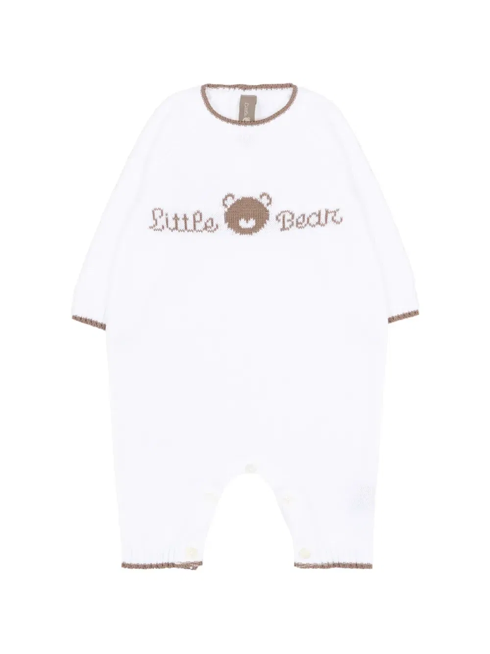 Детский комбинезон с вышивкой Little Bear, белый