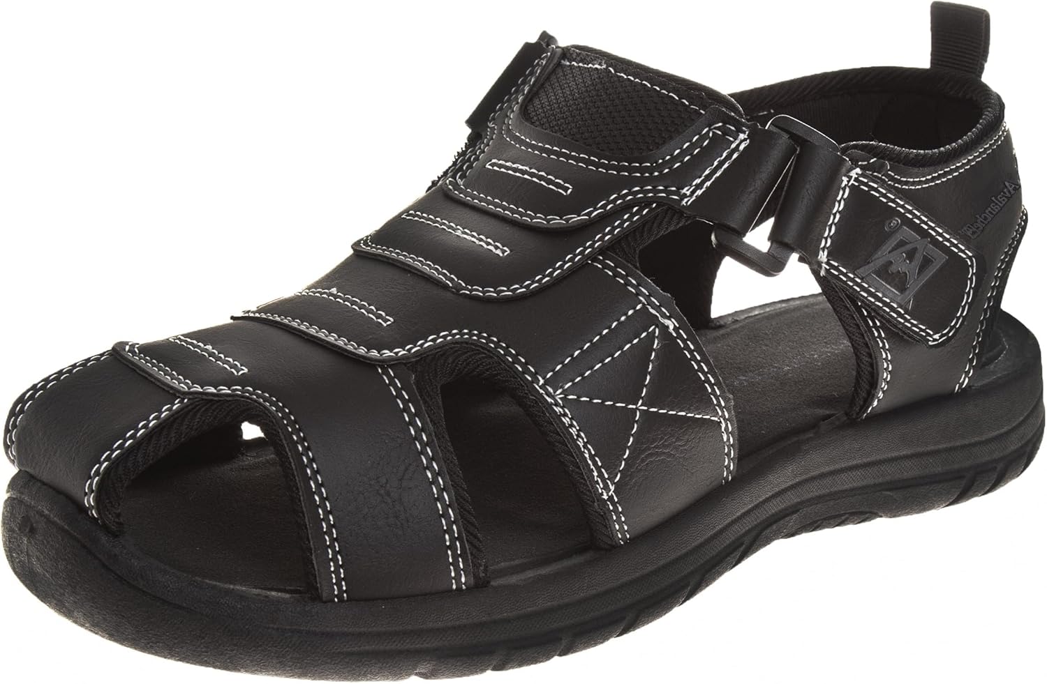 

Мужские сандалии Avalanche с закрытым носком и регулируемым ремешком, черный