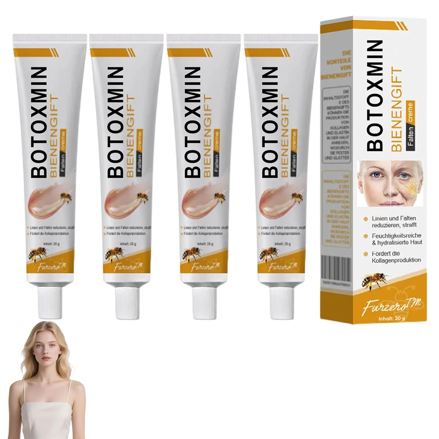 Крем для лица Fummy — Против морщин с пчелиным ядом Furzero , Pack Of