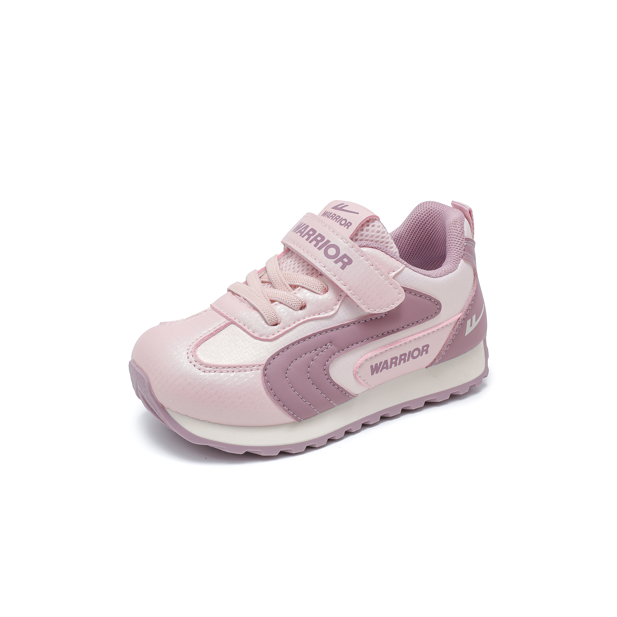 

Спортивная обувь. Амортизирующие, износостойкие кроссовки средней высоты для бега. Детская обувь. WARRIOR, черный/бежевый