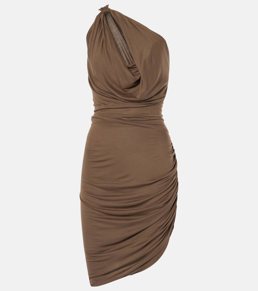 

Платье миди с драпировкой Lilies Aaliyah Rick Owens, цвет taupe