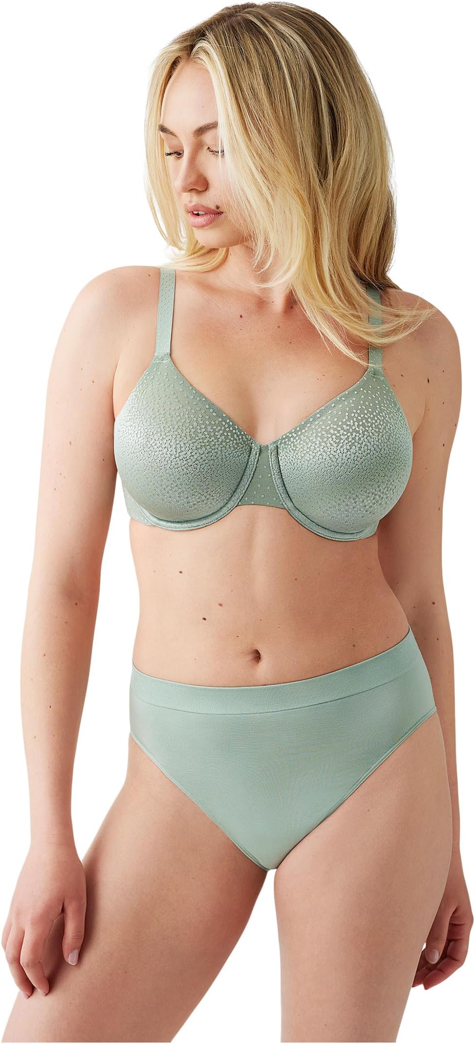 

Бюстгальтер Wacoal Back Appeal Underwire Bra 855303, цвет Iceberg Green