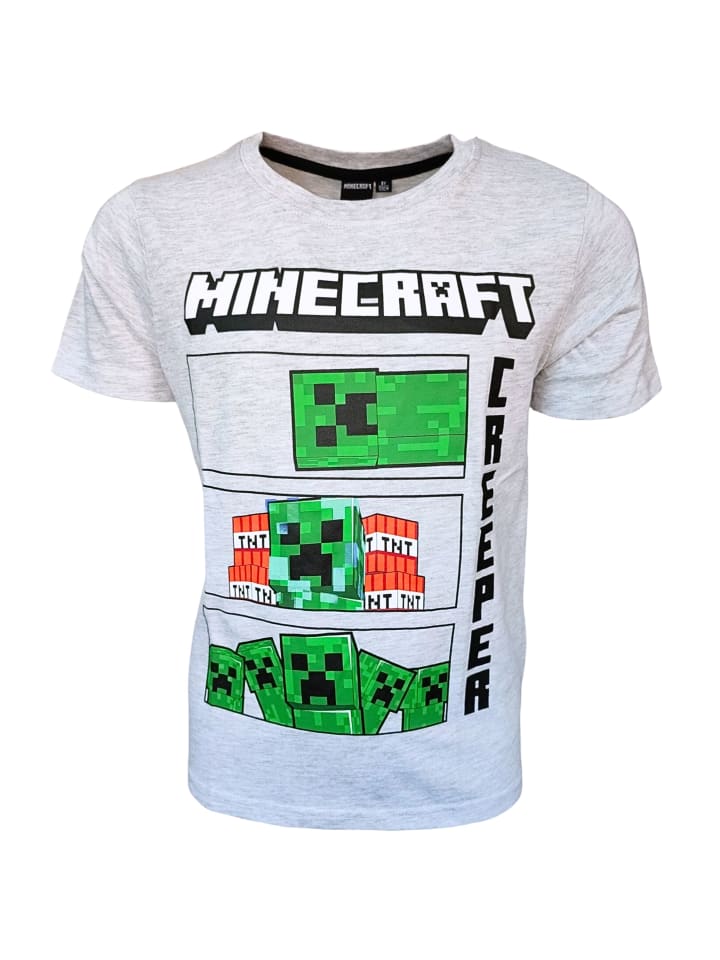 

Футболка Minecraft, серый