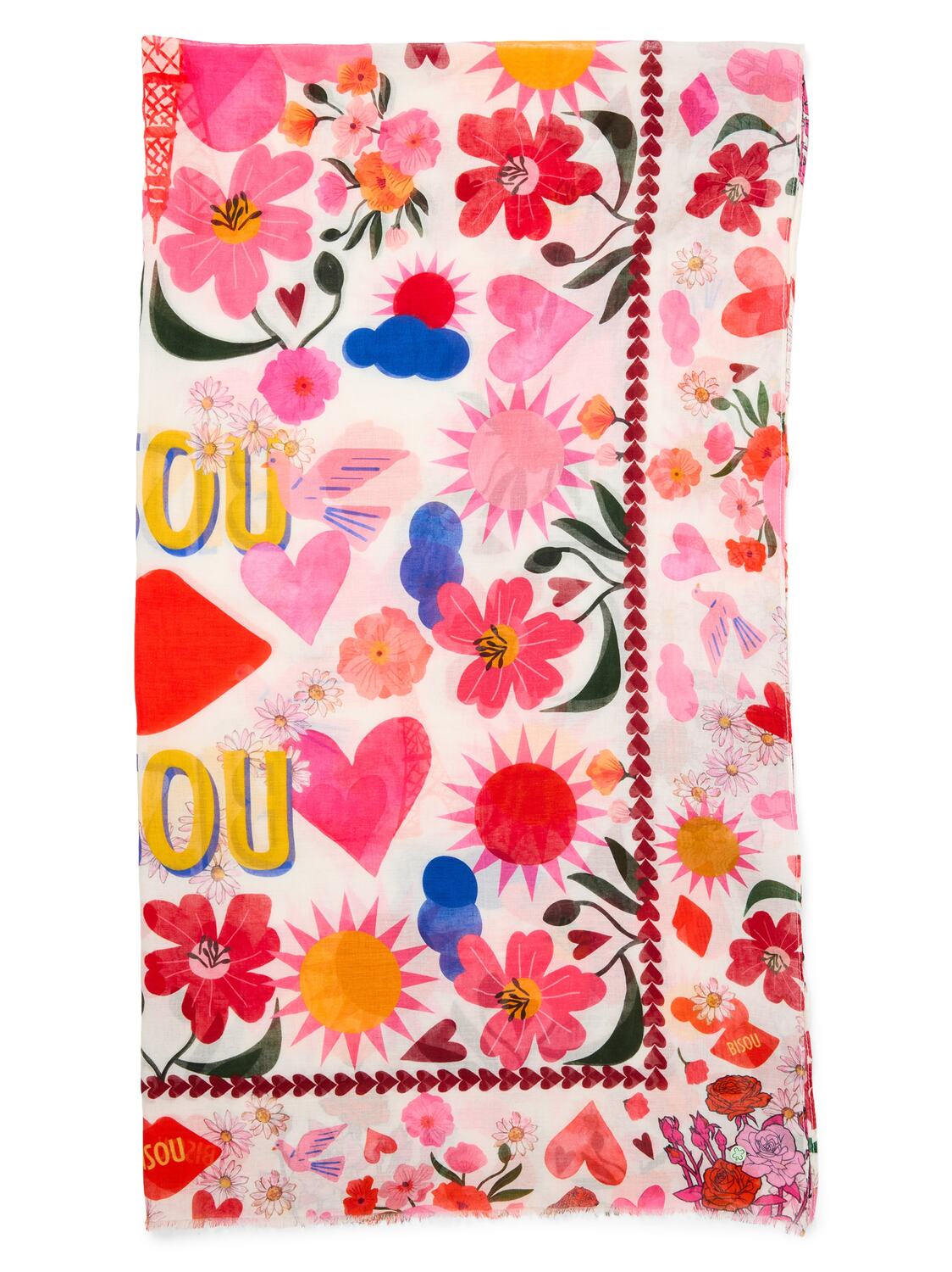 

CODELLO Платок, мультиколор, розовый