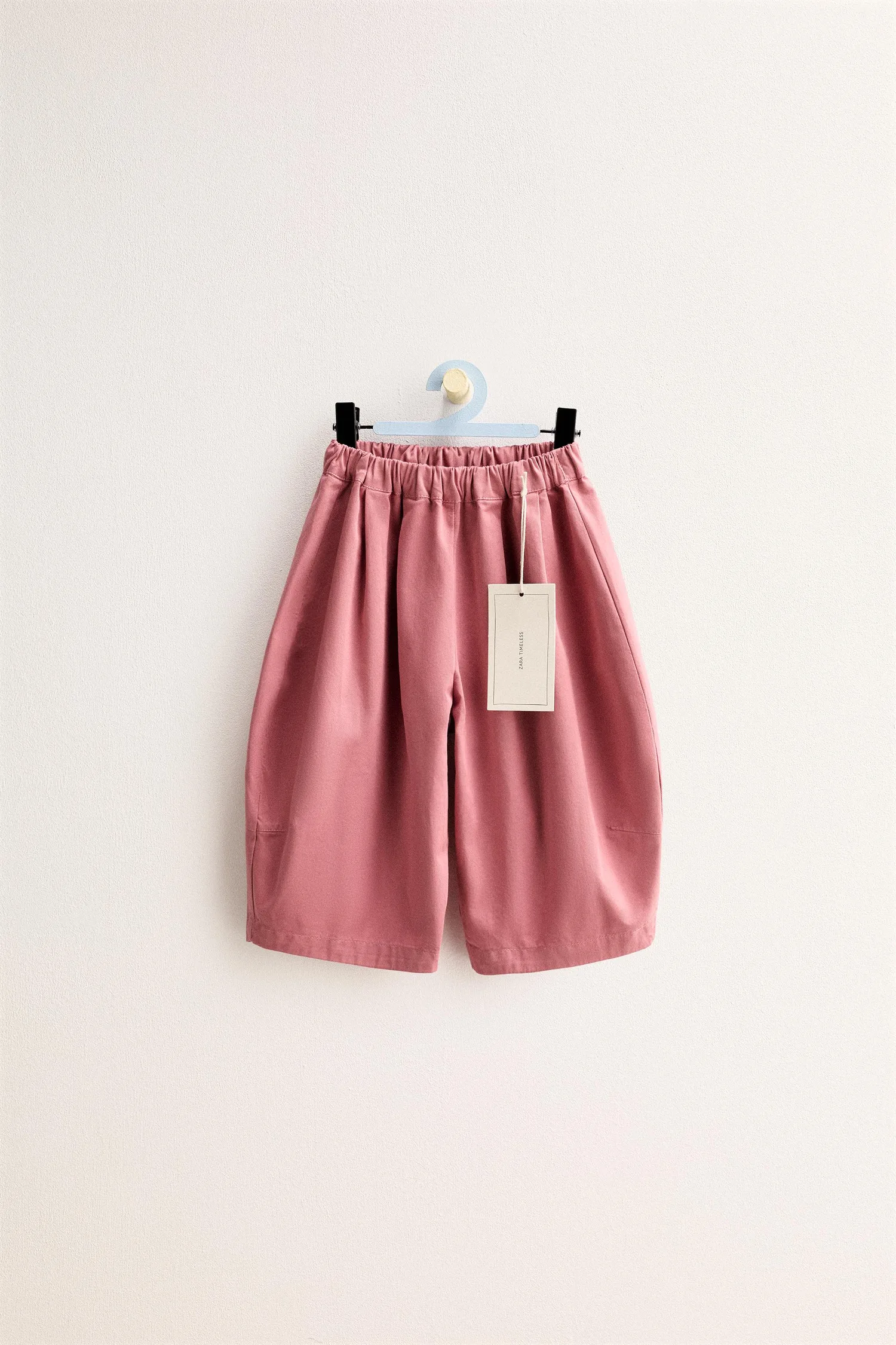Zara timeless - свободные брюки, розовый