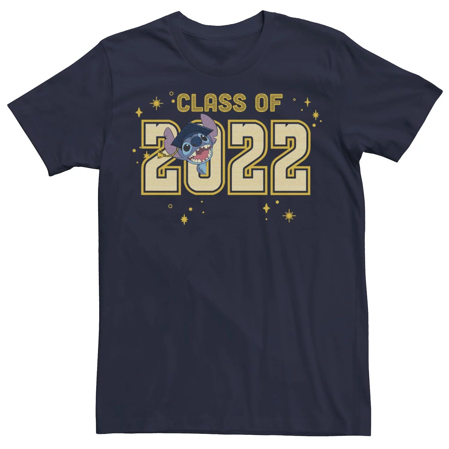 

Мужская футболка Disney Lilo and Stitch Class Of 2022 Licensed Character