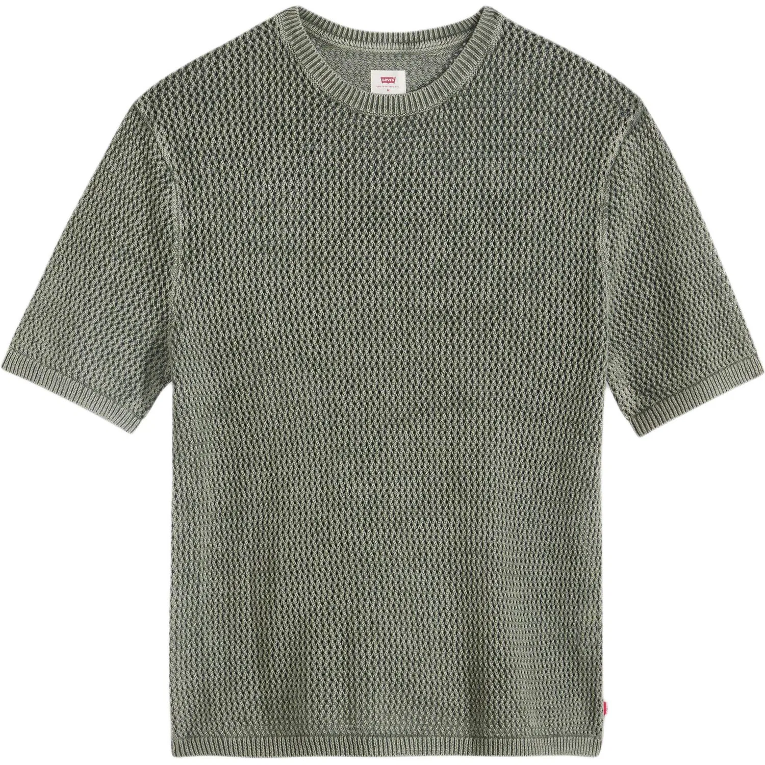 Вязаный джемпер Levis Men's Green Crew Neck Moderate