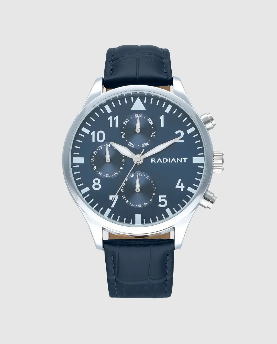 

Мужские часы Caiman RA612705 с синтетической кожей и синим ремешком Radiant, синий