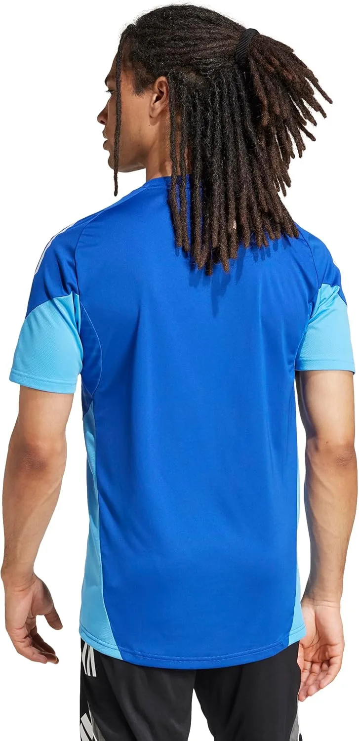 Футболка для тренировок Adidas Men's Tiro 25 Competition, синий — фото 4
