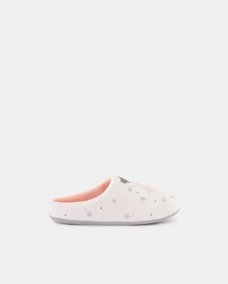 

Открытые тапочки с балериной Kids El Corte Inglés, цвет 410 Azul Claro
