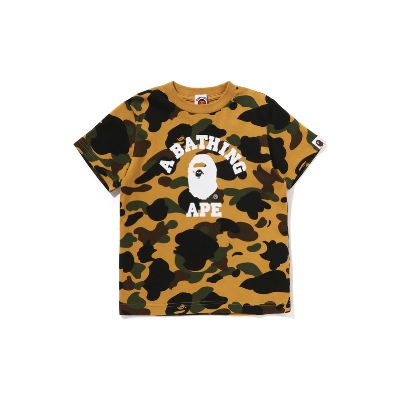 

Футболка FW25 для детей 3-7 лет A BATHING APE, желтый