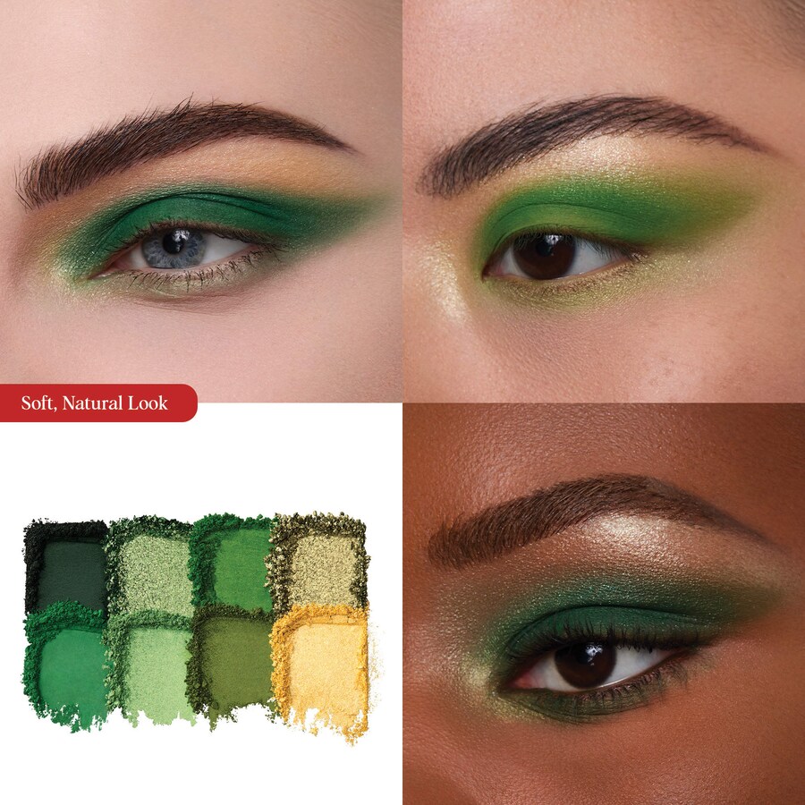 Палетка теней для век Color Story HUNG VANNGO BEAUTY, 8 x 0.06 oz/1.8 g, Generous Green & Yellow — фото 2