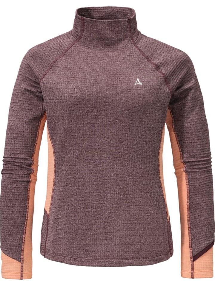 

Футболка Schöffel T-Shirt Longsleeve Cristallo L, цвет dark burgundy