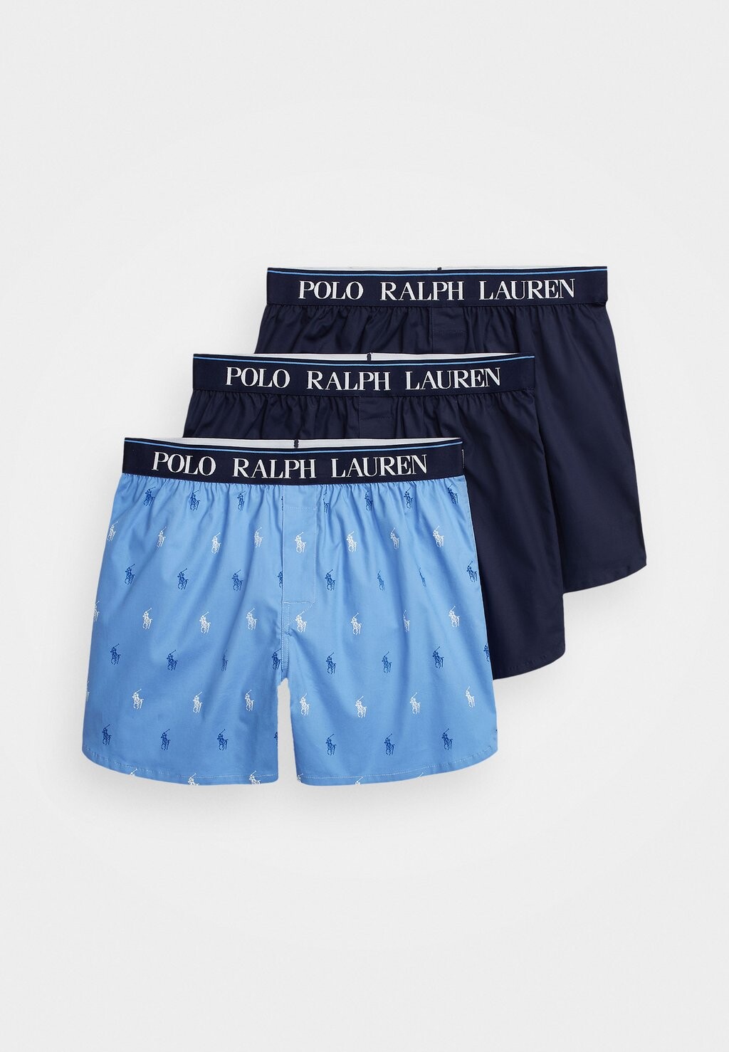 НАБОР STRETCH 3 – Боксеры – темно-синий/синий Polo Ralph Lauren, — фото 4