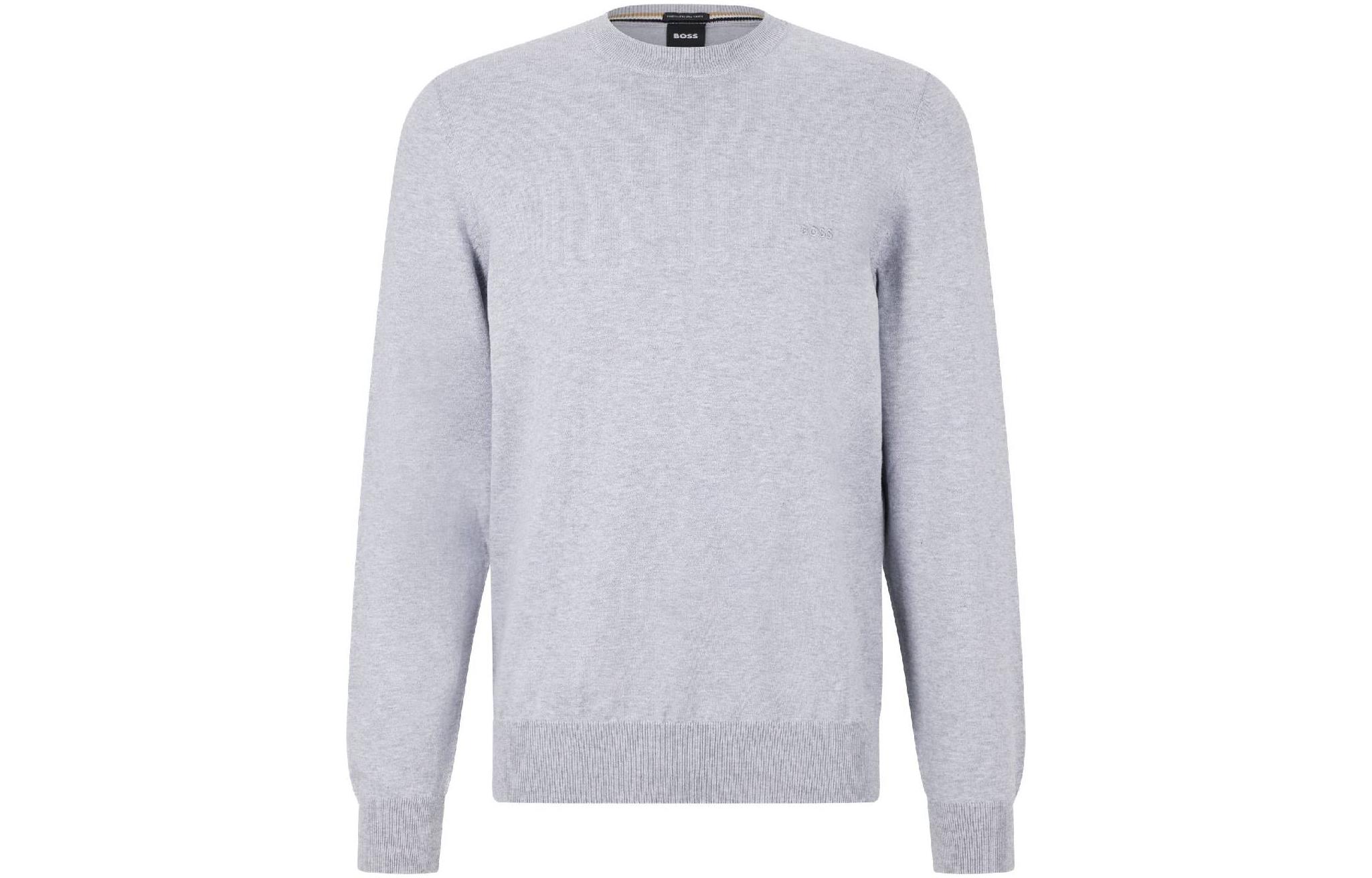 

Свитер мужской светло-серый HUGO BOSS