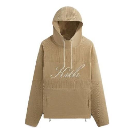 

Толстовка washed corduroy caden hoodie 'canvas' Kith, хаки