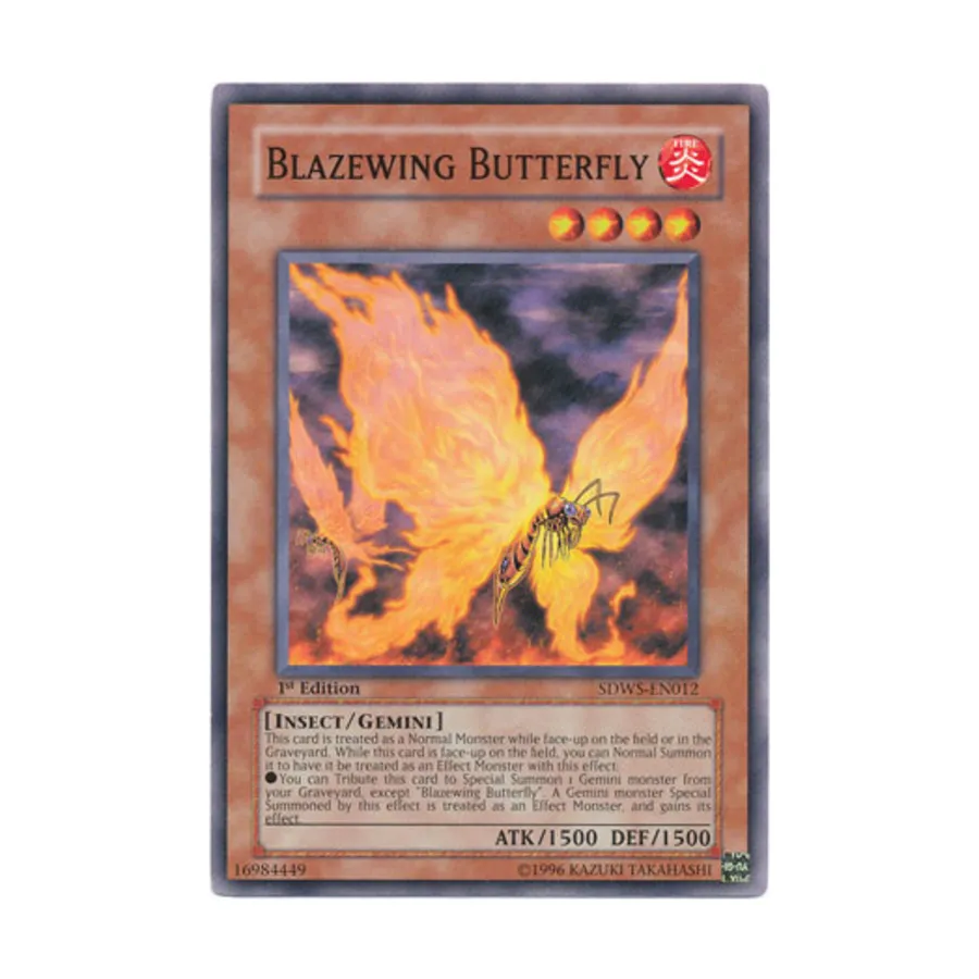 

CCG Пылающая бабочка (Обычный), Yu-Gi-Oh - Structure Deck - Warrior's Strike - Singles