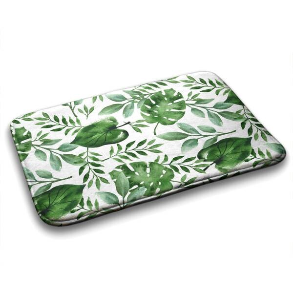 

Коврик для ванной Tulup Monstera Blätter, 75x1x75 см, зеленый
