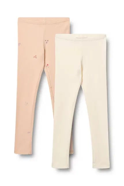 Леггинсы из органического хлопка Legginsy z elastanem Wheat, розовый