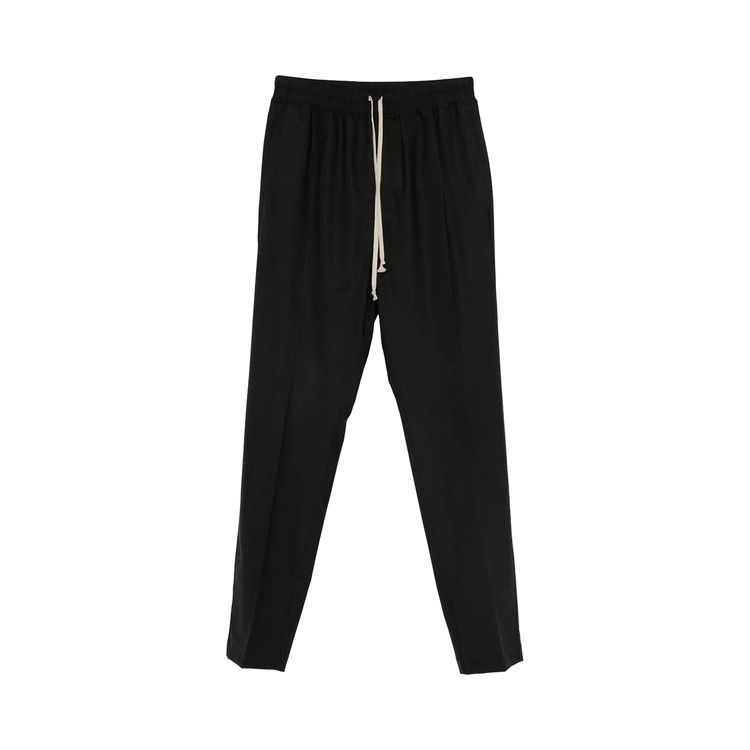 

Брюки Rick Owens Wool Drawstring Slim Long Pants, Black