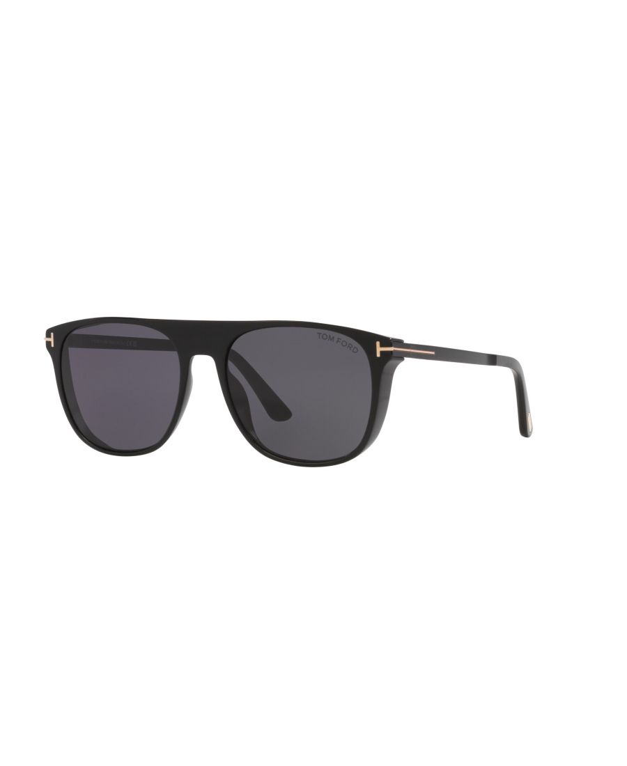 

Мужские солнцезащитные очки, Lionel-02 TR001836 Tom Ford, Black Shiny, Gray