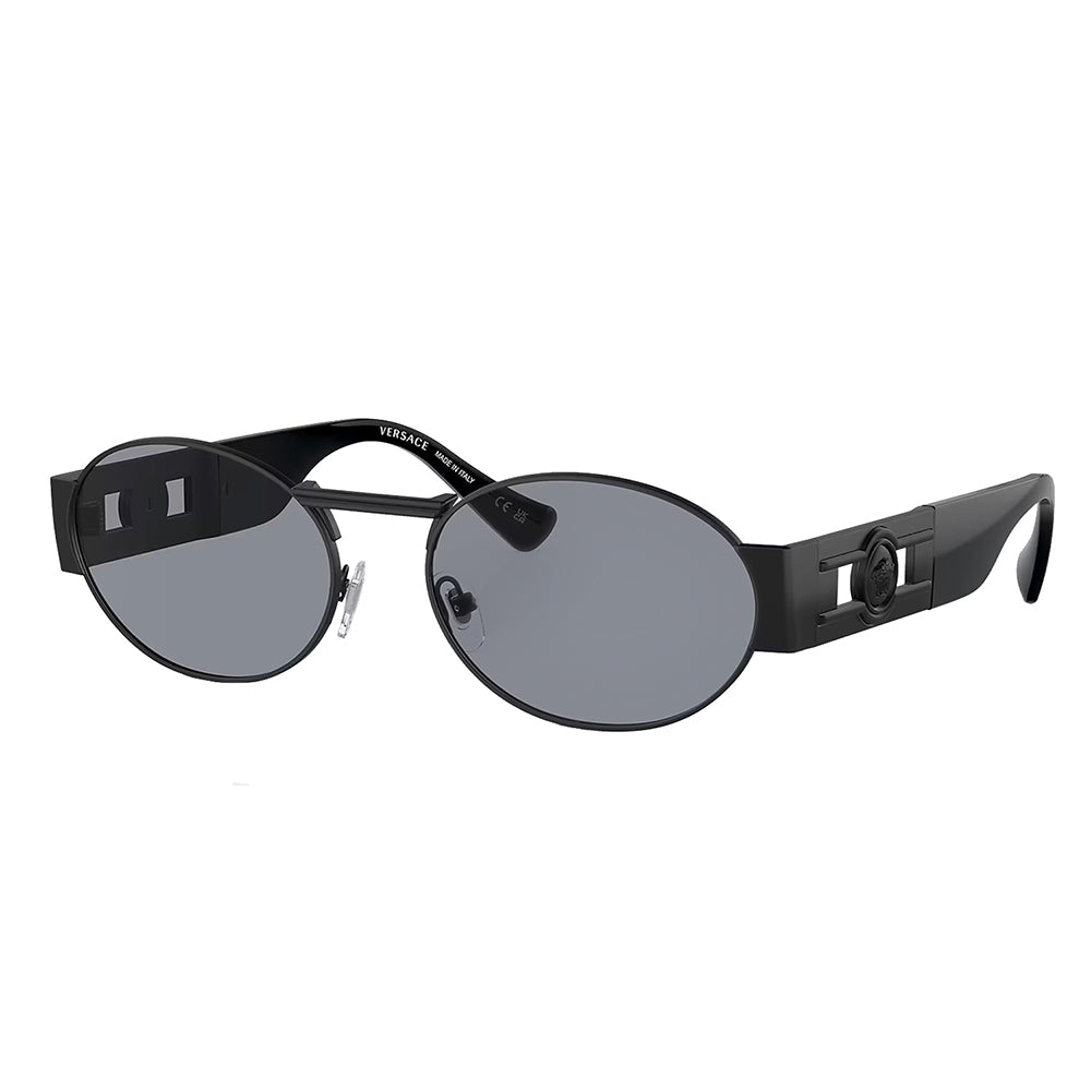

Versace ICONIC VE 2264 1261/1 56 мм унисекс овальные солнцезащитные очки, цвет matte black
