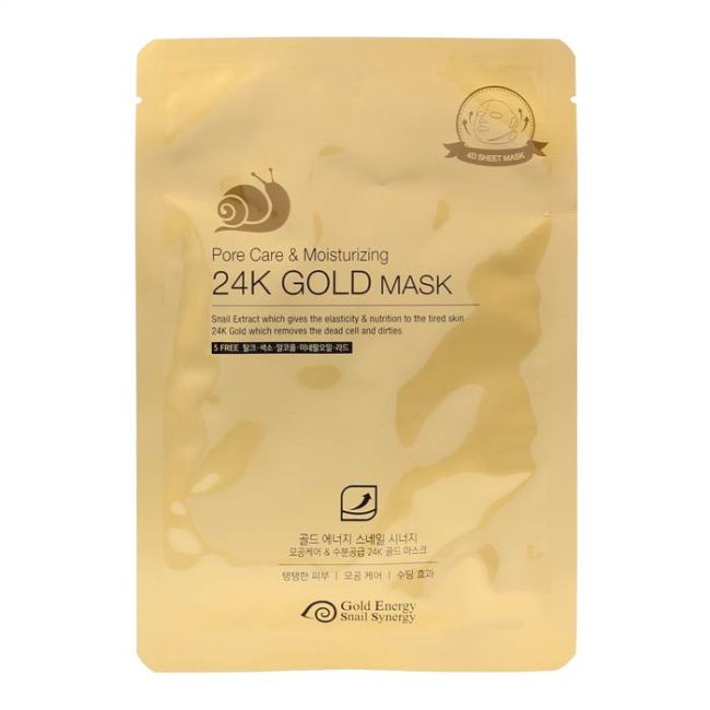 

Маска для лица из золота 24 карата Gold Energy Snail Synergy, 33 мл