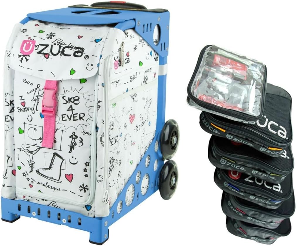 

Спортивная сумка-вкладыш ZUCA SK8 с синей рамкой и специальным набором из 5 упаковочных мешочков + косметичка