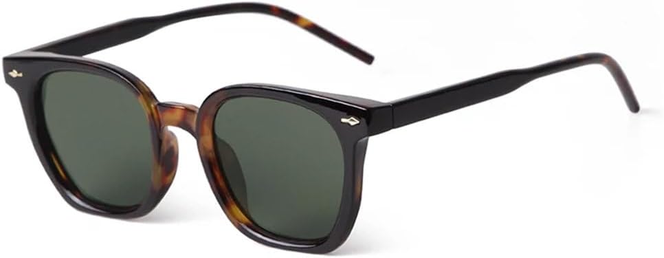 

Модные солнцезащитные очки 2027 года для женщин, в стиле ретро, ​​для мужчин, с заклепками, в черепаховой оправе, с прозрачными линзами. Солнцезащитные очки для женщин MTZJH, C2