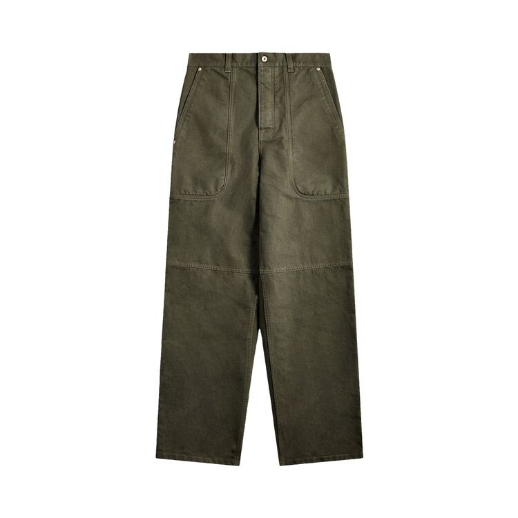 

Брюки Loewe Cargo Trousers Khaki Green, зеленый
