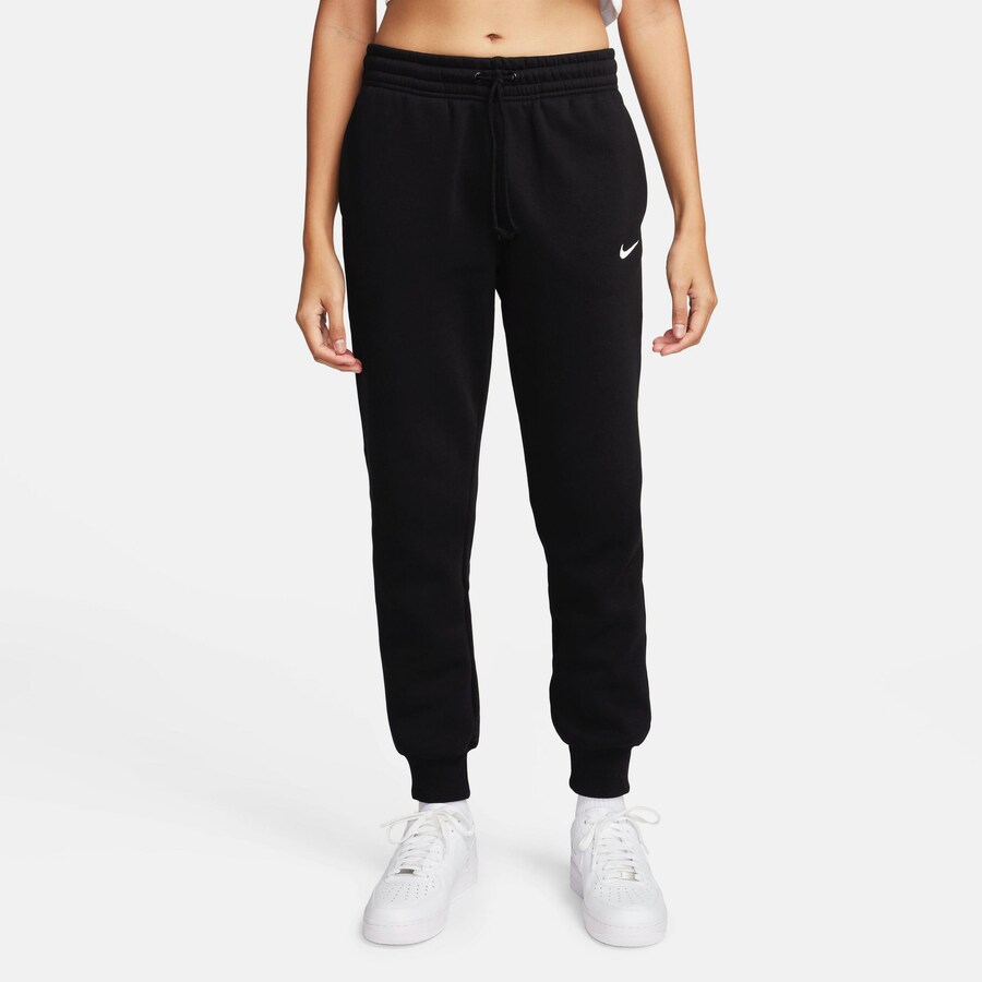 Зауженные тренировочные брюки Nike Sportswear Phoenix Fleece, черный — фото 2