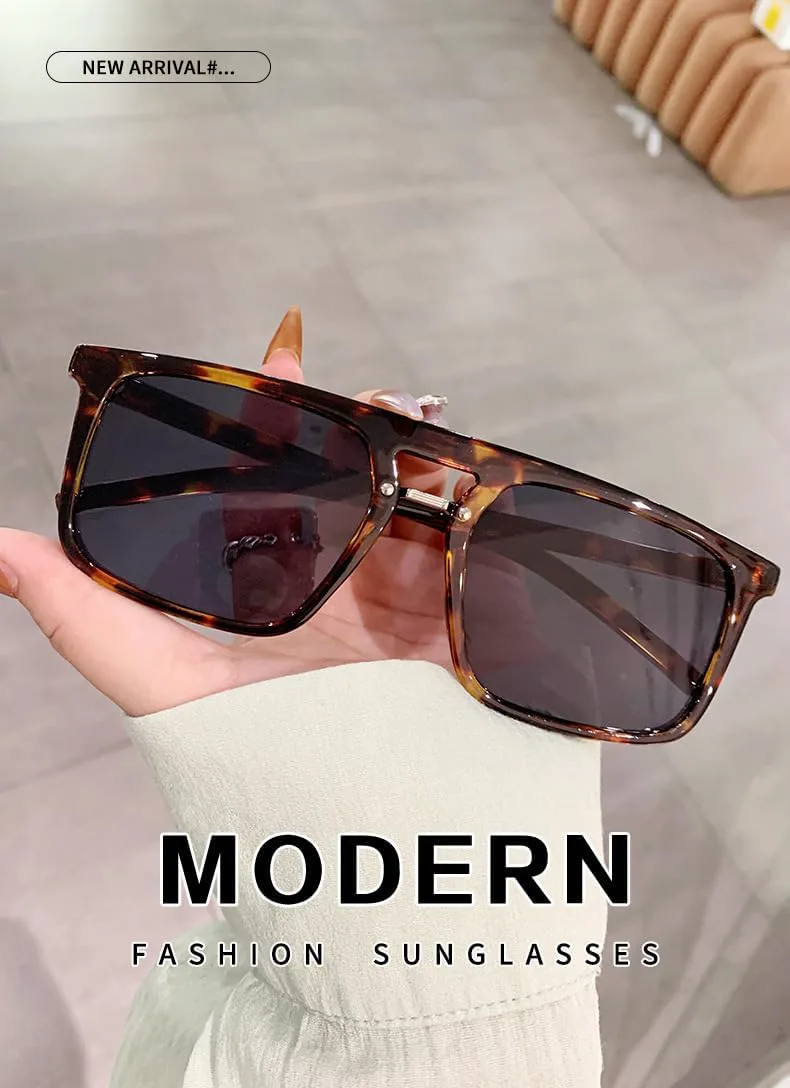 

Солнцезащитные очки Double Beam для мужчин и женщин, европейский и американский стиль, поляризованные, унисекс, с защитой от УФ-излучения UV400 GJKTFNJIF, 2