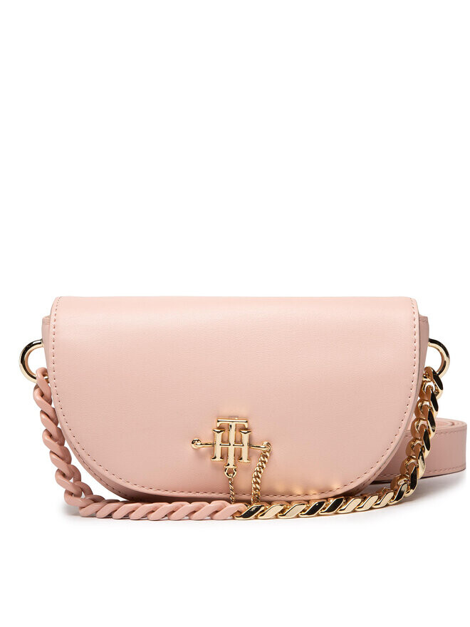 

Сумка Tommy Hilfiger Th Chain Moon Crossover AW0AW11993, розовый