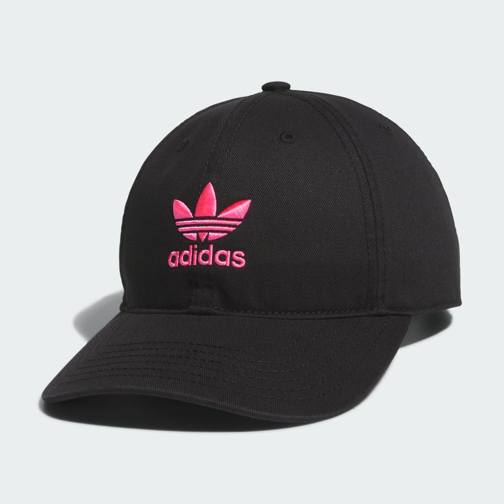 

Бейсболка Adidas Relaxed Strap Back Hat, цвет Black/Lucid Pink