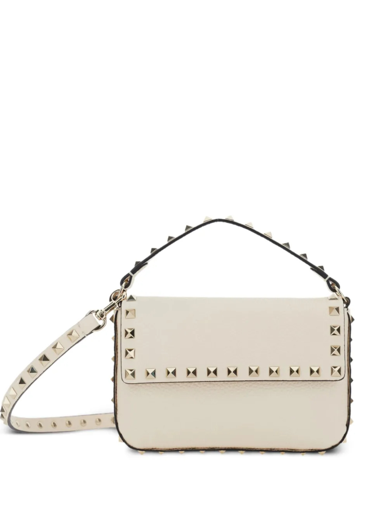 

Мини-сумка-шоппер Valentino Garavani Rockstud, белый
