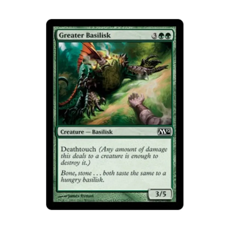 

CCG Большой василиск (С) (фольга), MTG - Magic 2012