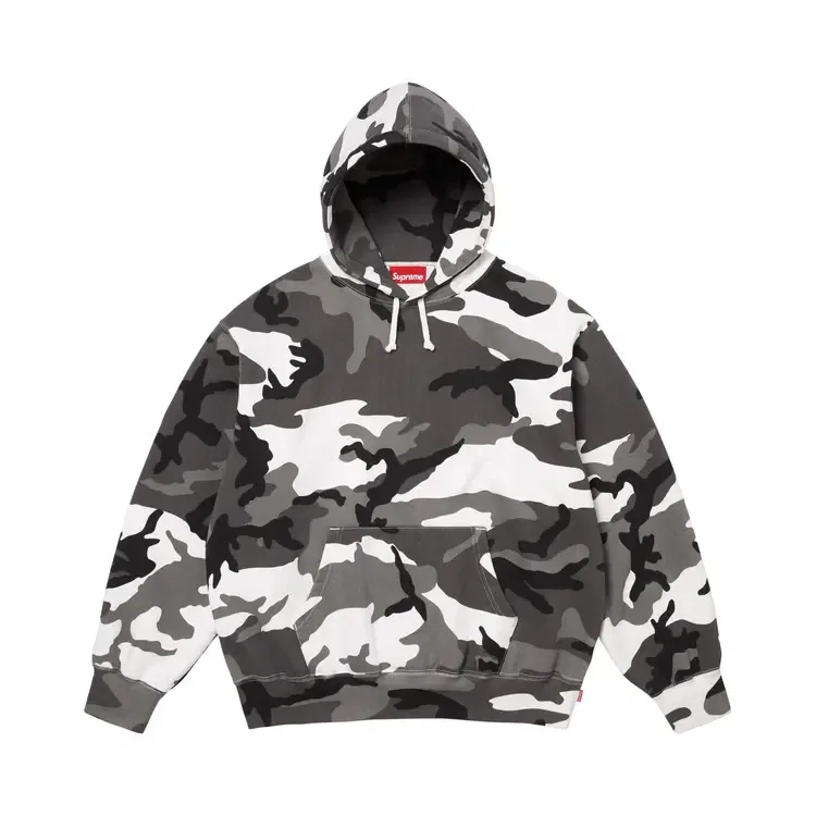 Толстовка с атласной аппликацией и капюшоном Supreme, белый