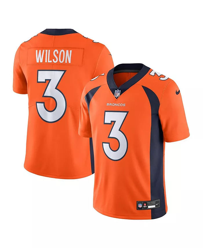 

Мужская лимитированная джерси Denver Broncos Vapor Untouchable Рассела Уилсона Nike, оранжевый