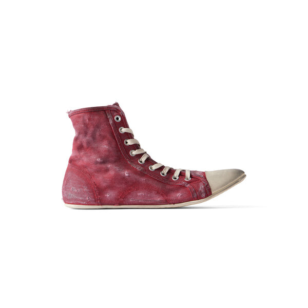 Кроссовки paris ultra flat high top 'red' Balenciaga, красный — фото 2