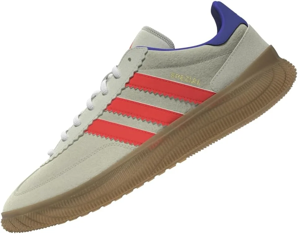 Мужские кроссовки Adidas Hb Spezial Pro для игры в помещении, спортивная обувь, белый/красный — фото 4
