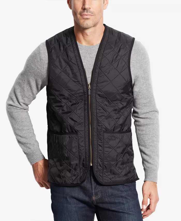 

Мужская утепленная жилетка Polar-Quilt Barbour, черный