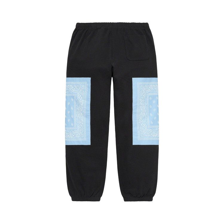 Спортивные брюки Supreme x The North Face Bandana Sweatpant, Black — фото 2