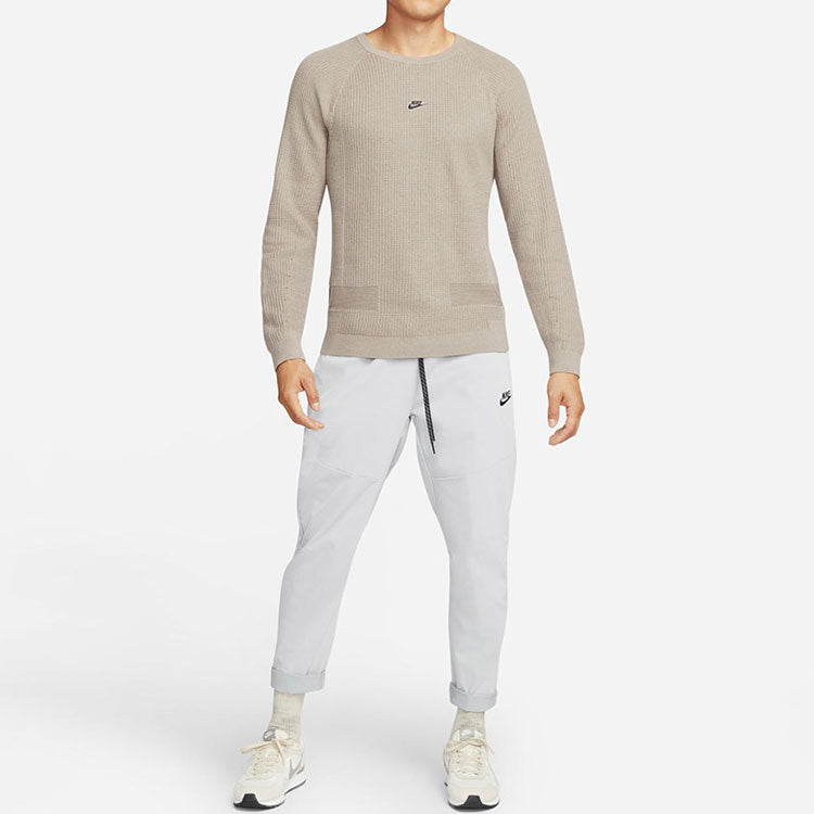 Худи Men's Nike Round Neck Long Sleeves Casual Sports Pullover Brown DN3618-087 — фото 3