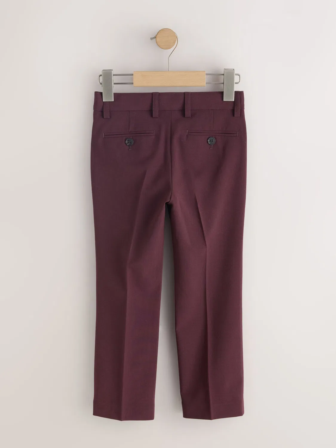 Узкие брюки Next, Burgundy — фото 2
