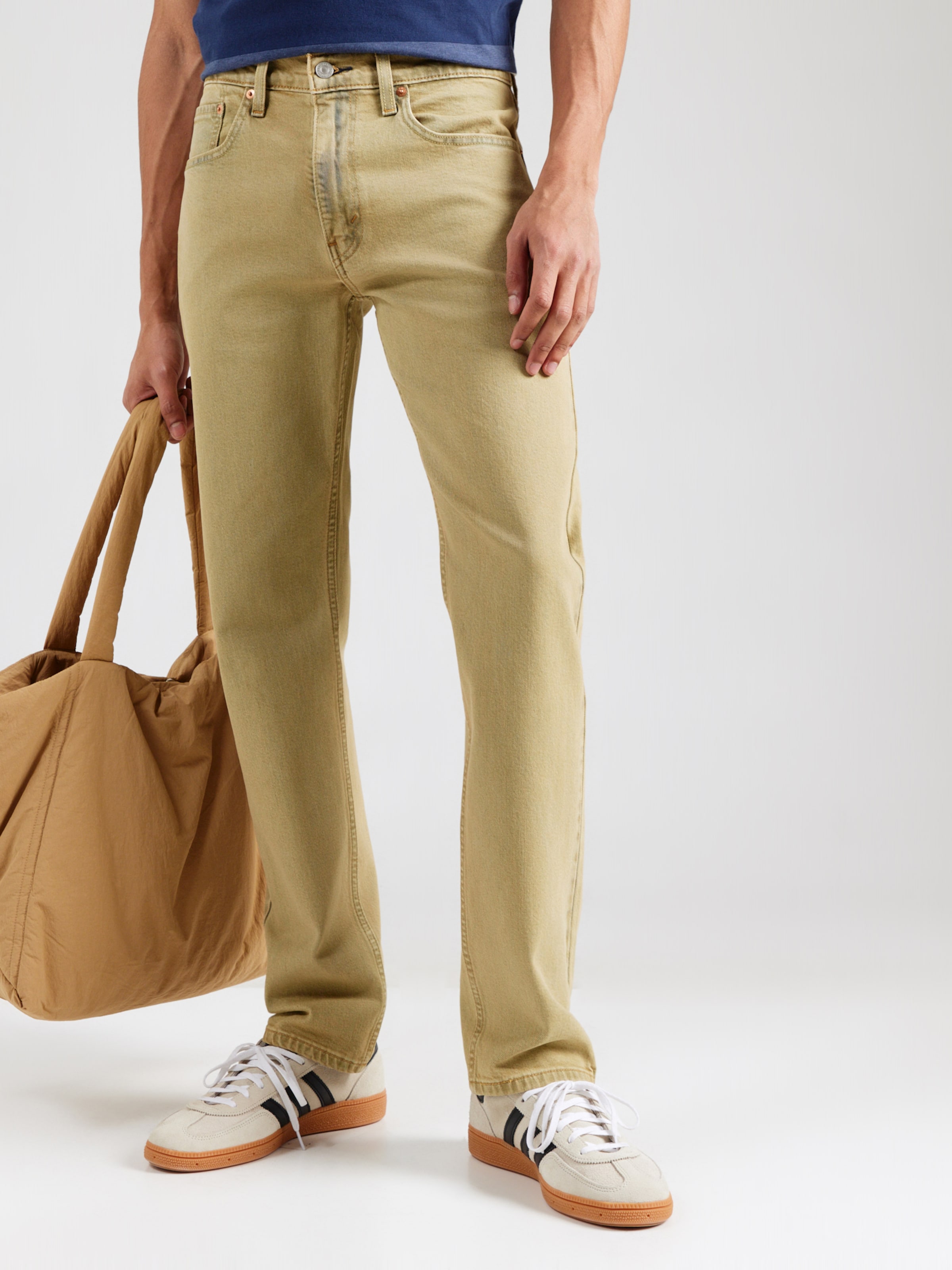 LEVI'S  Джинсы Slim fit '502 Taper Jeans' цвета хаки — фото 3
