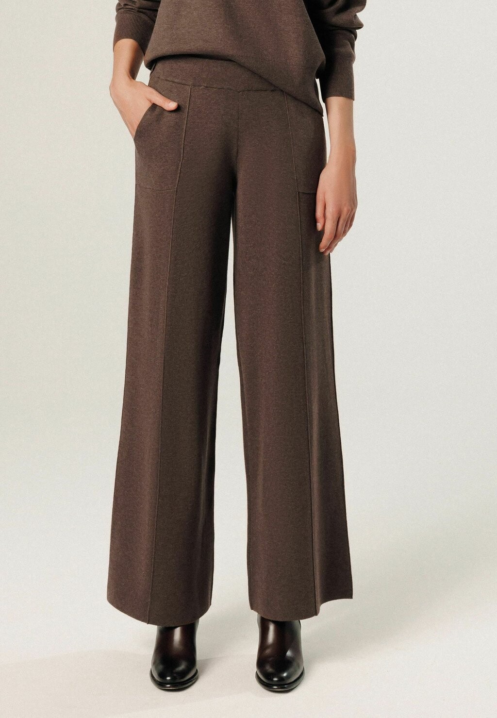

Брюки WIDE-LEG KNITTED Rodier, коричневый
