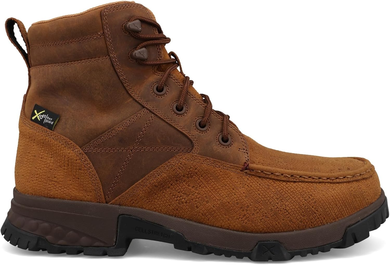 Ботинки Twisted X Men's 15 см, круглый носок, Nano Toe с CellStretch, Amber Brown — фото 3
