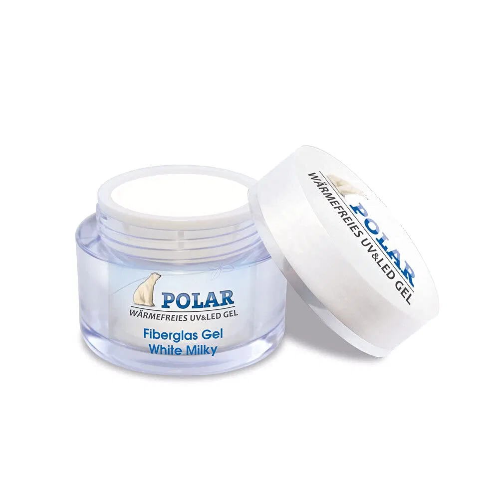 Гель для наращивания «Fibreglass Gel» белый молочный Icp-Nailcare