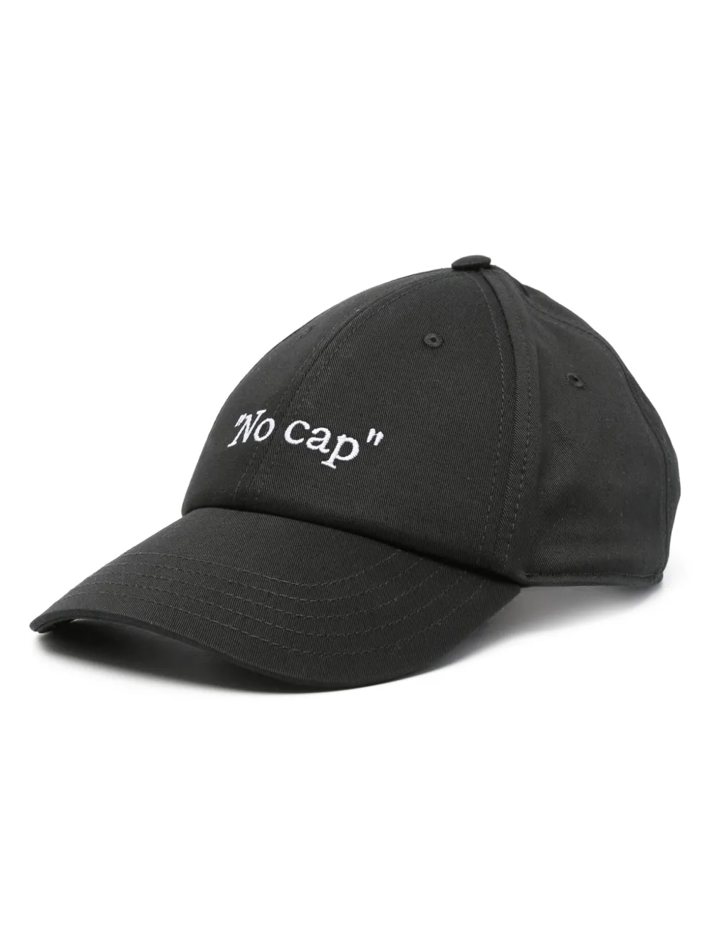 

Бейсболка No Cap OFF-WHITE, черный